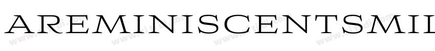 areminiscentsmile Re字体转换